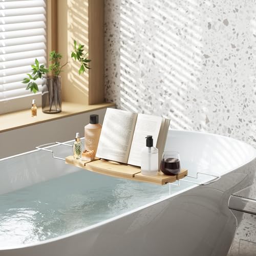 Aquaphile Bathtub Caddy for Organized Shower Accessories